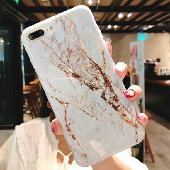 NEW iPhone X/XS/7/8/Plus Granite Stone Marble Case - Picture 4 of 7